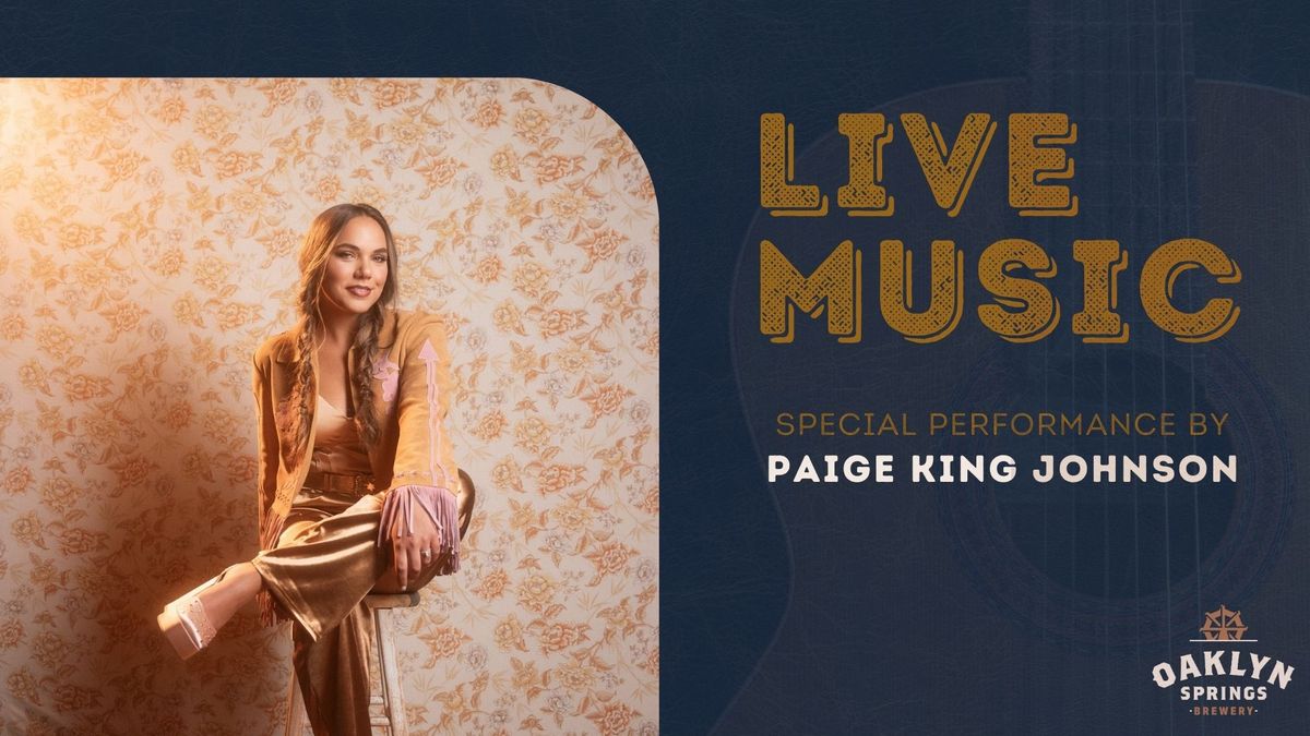 Paige King Johnson live at Oaklyn Springs Brewery 