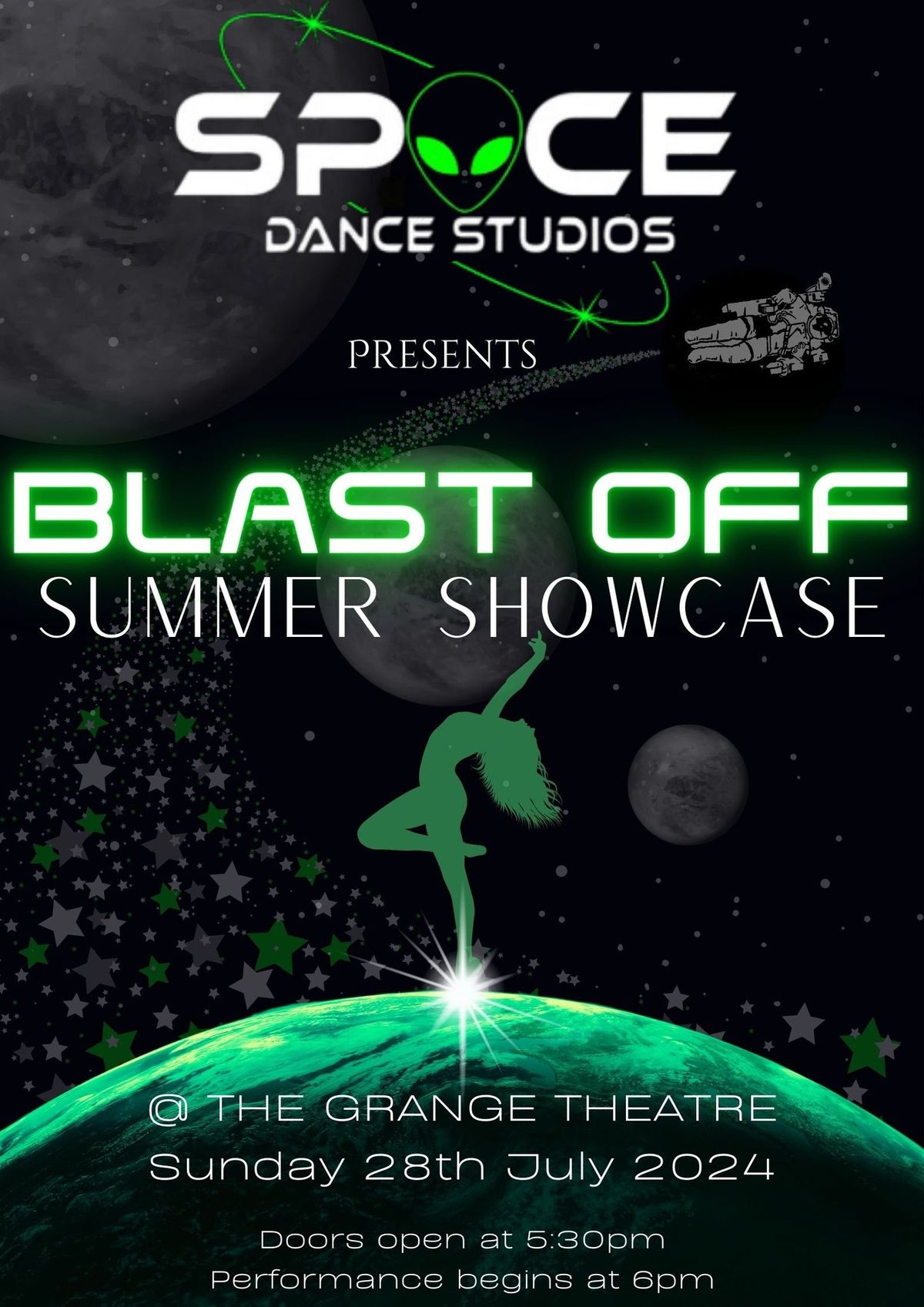 SPACE BLAST OFF summer showcase 2024