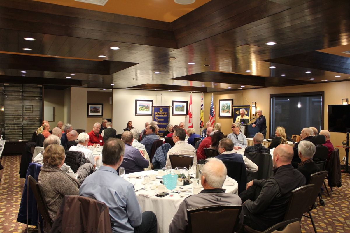 Weekly Rotary Club of Kelowna Luncheon 