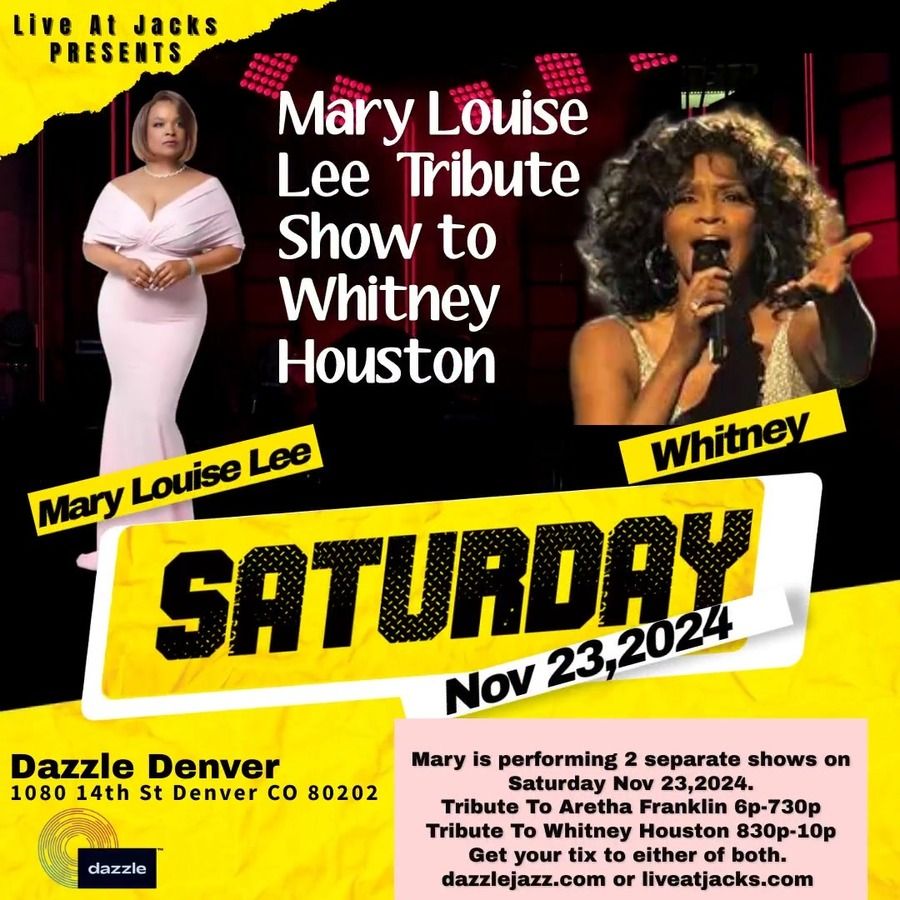 Mary Louise Lee Band - Tribute to Whitney Houston at Lone Tree Arts Center
