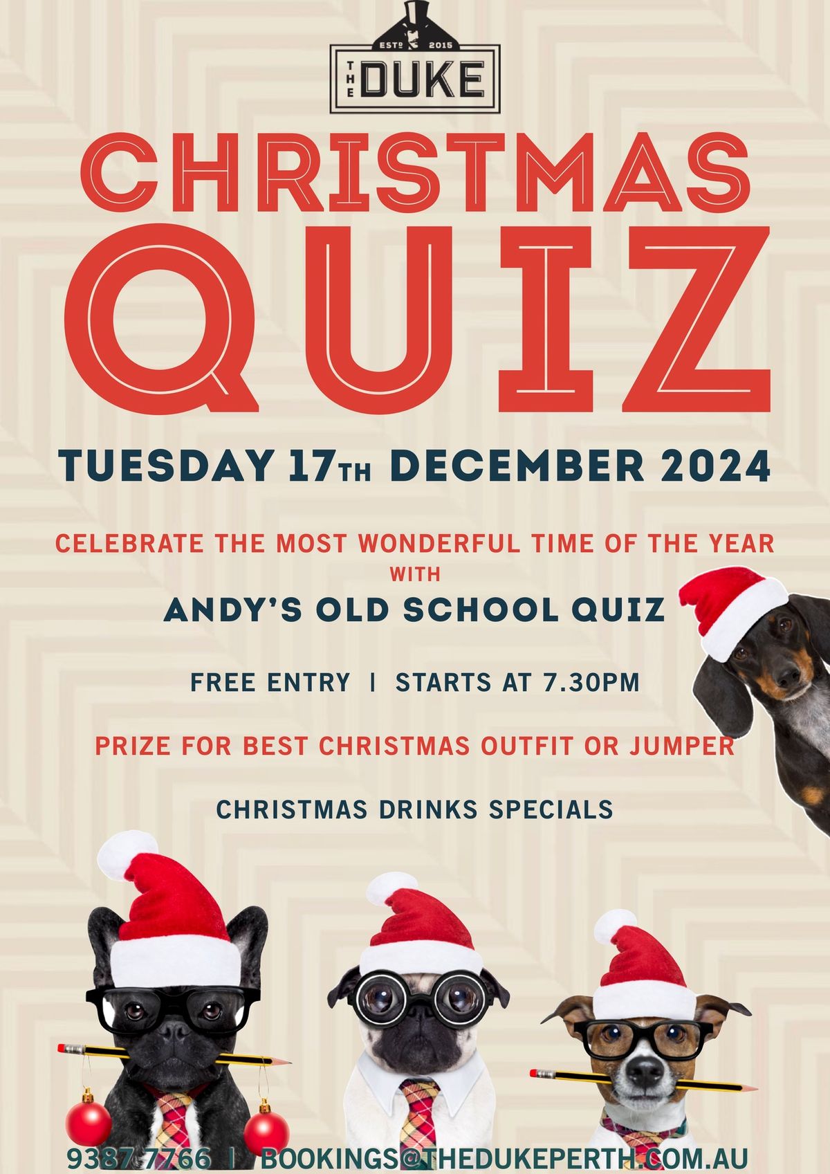 Christmas Quiz at The Duke