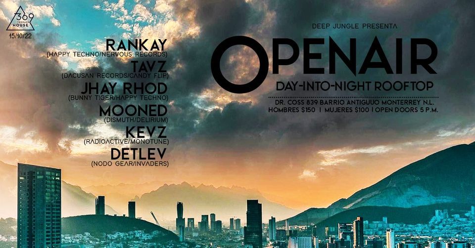 Openair Day Into Night Rooftop by Deep Jungle