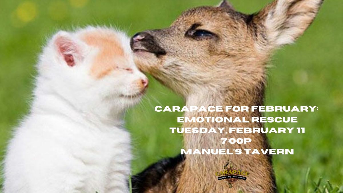 Carapace for February: Emotional Rescue