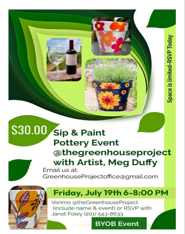 Paint Pottery and Sip with Friends