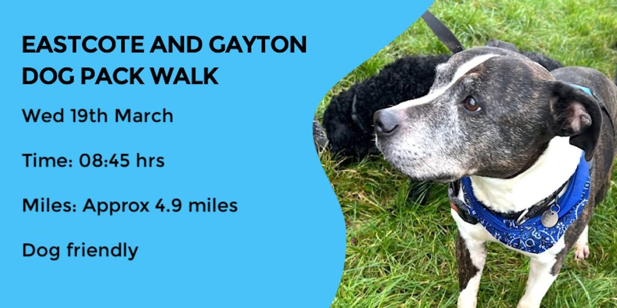 EASTCOTE & GAYTON DOG PACK WALK | 4.9 MILES | NORTHANTS