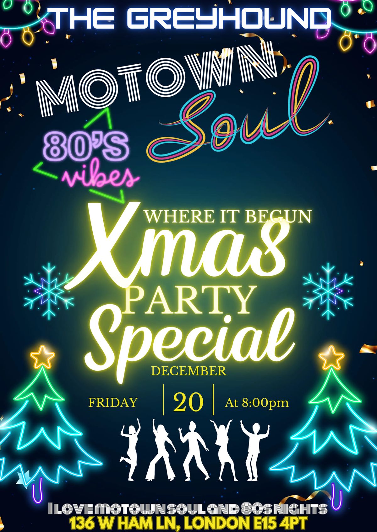 Motown Soul & 80s Nights @ The Greyhound Xmas Special 