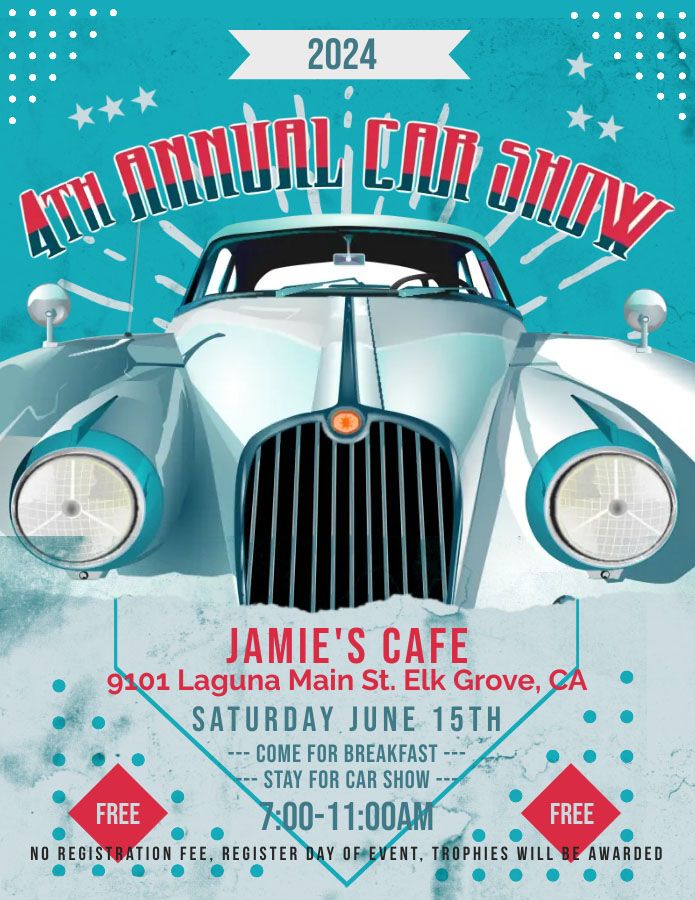 Jamie's Cafe 4th annual Car Show