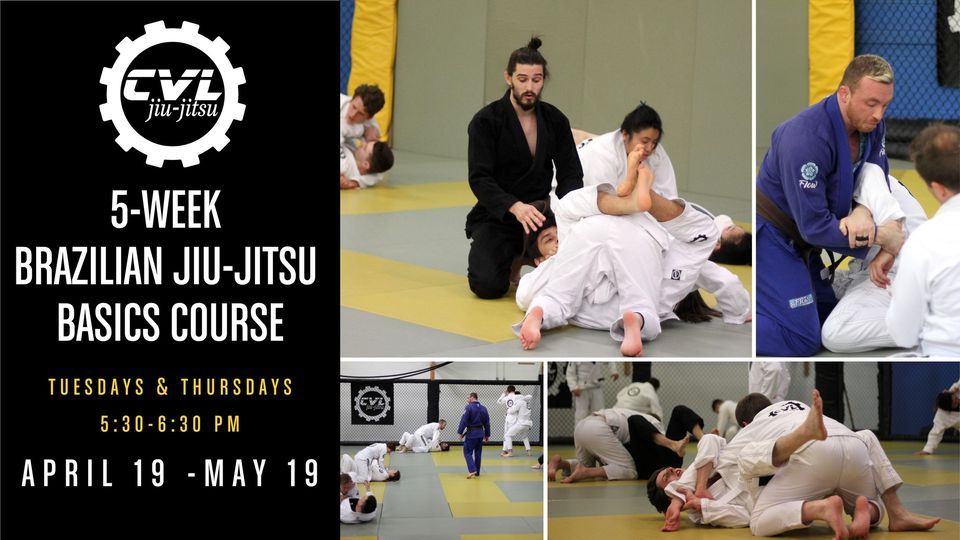 5 Week Brazilian Jiu-Jitsu Basics Course: April 19th through May 19th