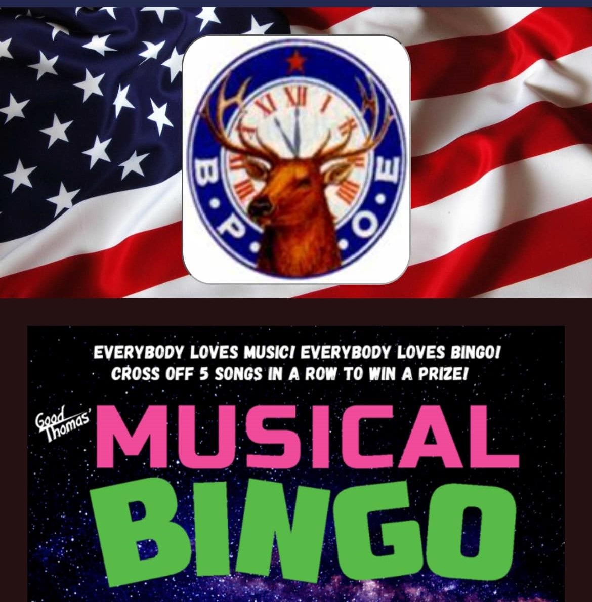 Music Bingo Night!