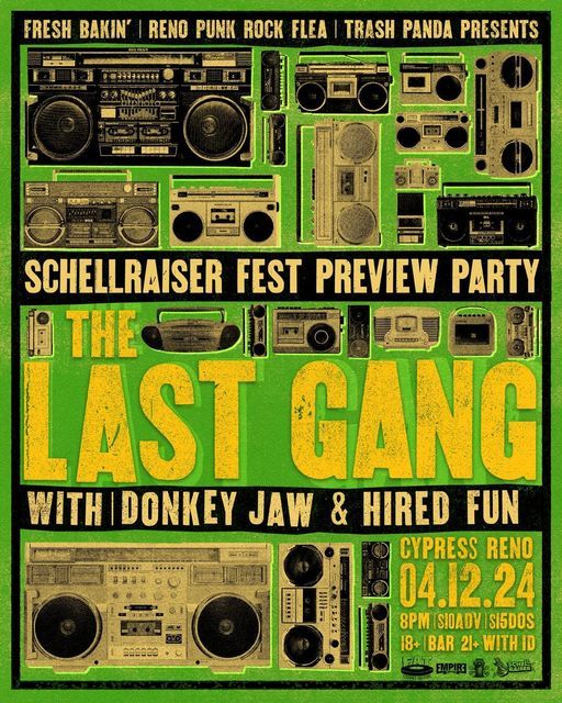 The Last Gang, Donkey Jaw & Hired Fun - Schellraiser Fest Pre-Party