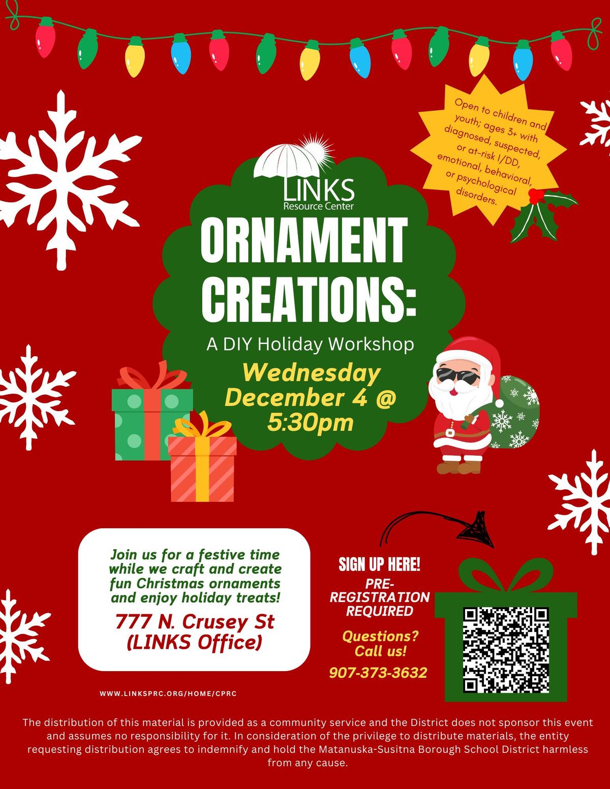 CPRC Christmas Ornament Creations