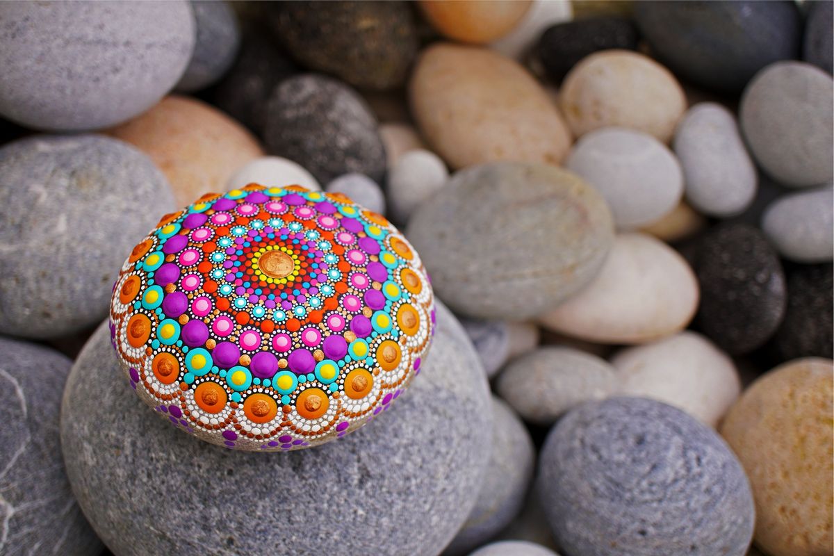 Mandala Art: Dotting on Pebbles Workshop