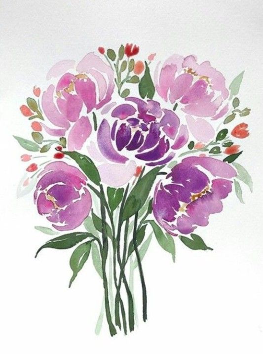 Spring Watercolor Florals