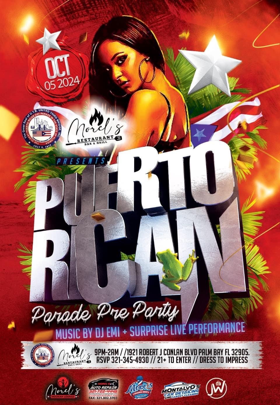 27th Annual Puerto Rican Parade & Festival PRE-PARTY