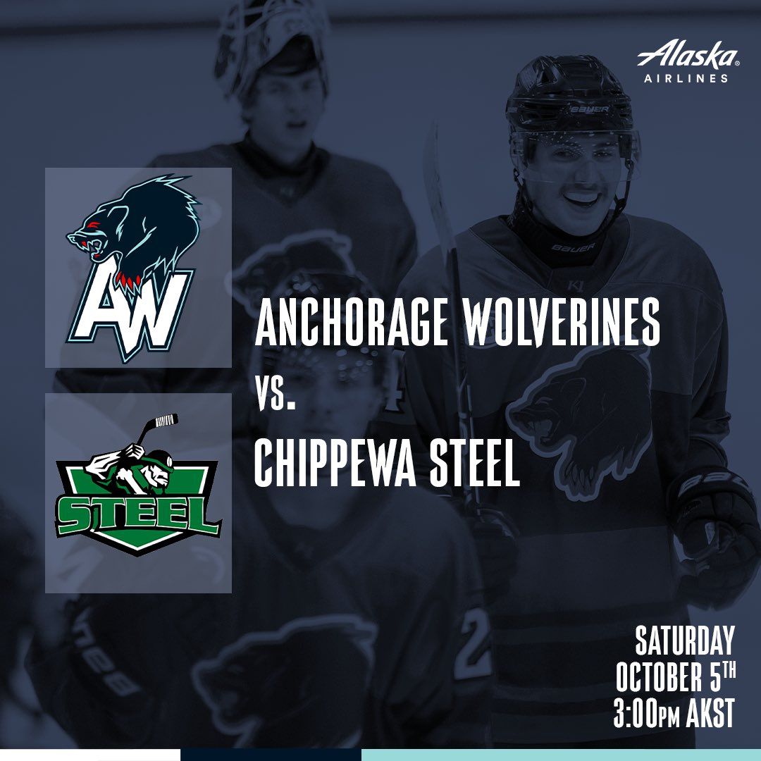 Anchorage Wolverines vs. Chippewa Steel