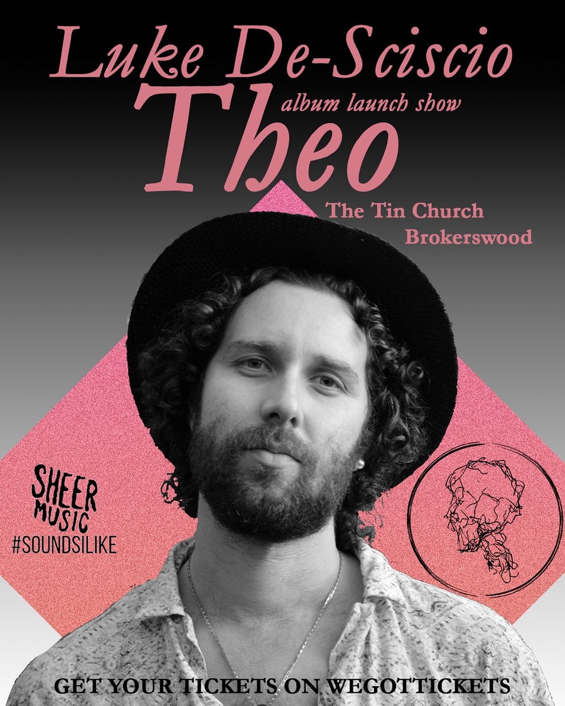 Luke De-Sciscio **ALBUM LAUNCH** at Brokerswood Tin Church 