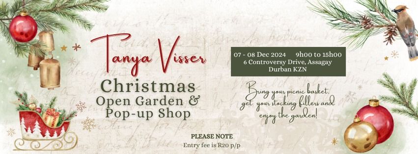 Tanya Visser Christmas Open Garden & Pop-Up Shop