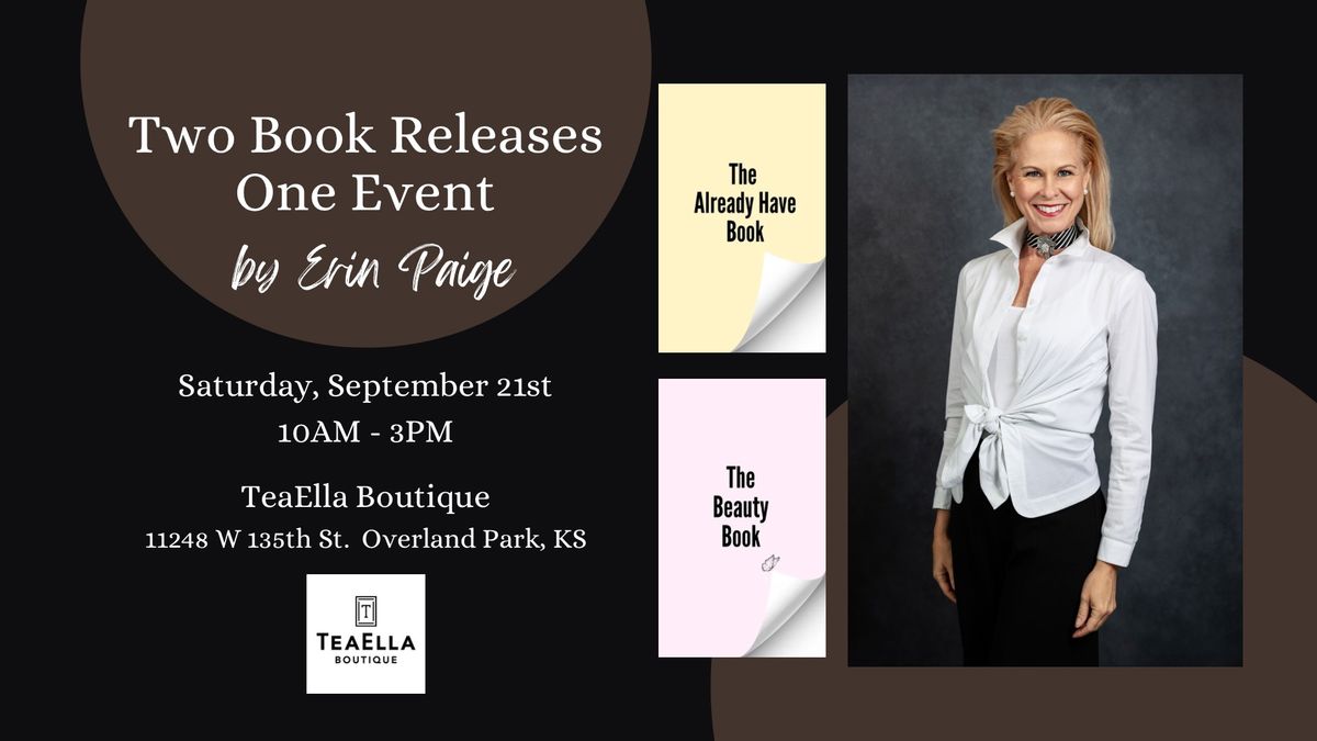 Two Book Releases. One Special Event! 