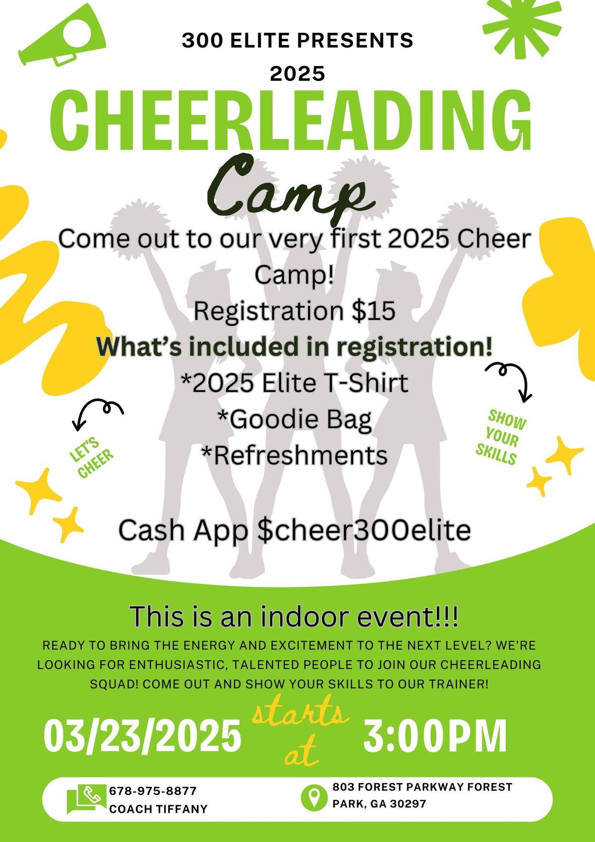 300 Elite Cheer Camp 