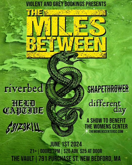 The Miles Between\/Riverbed\/Held Captive\/Shapethrower\/Different Day\/ Seizekill