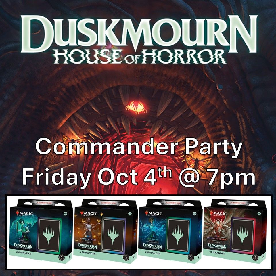 MTG Commander Party Duskmourn