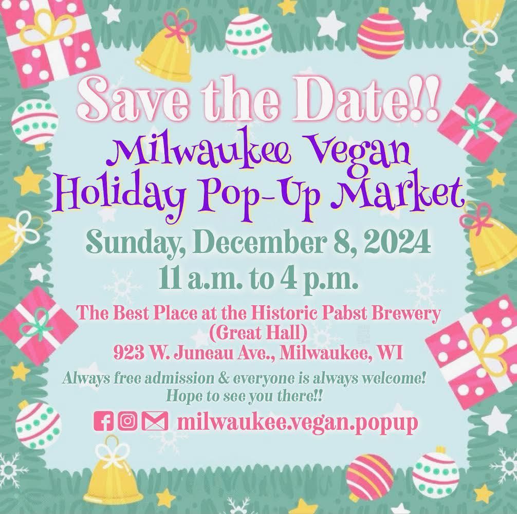 Milwaukee Vegan Holiday Pop-Up Market \u201924