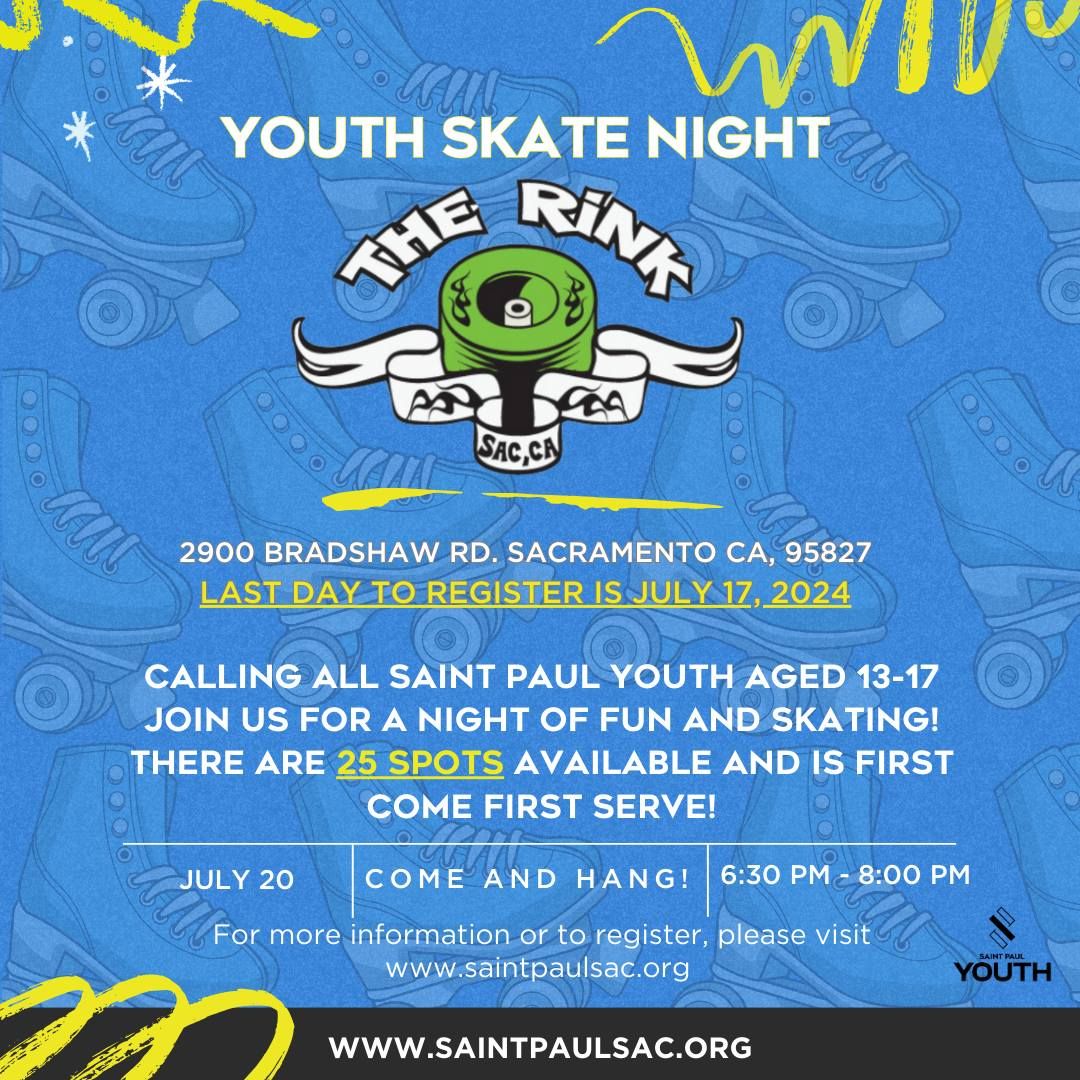 \ud83c\udf89 Youth Skate Night! \ud83c\udf89
