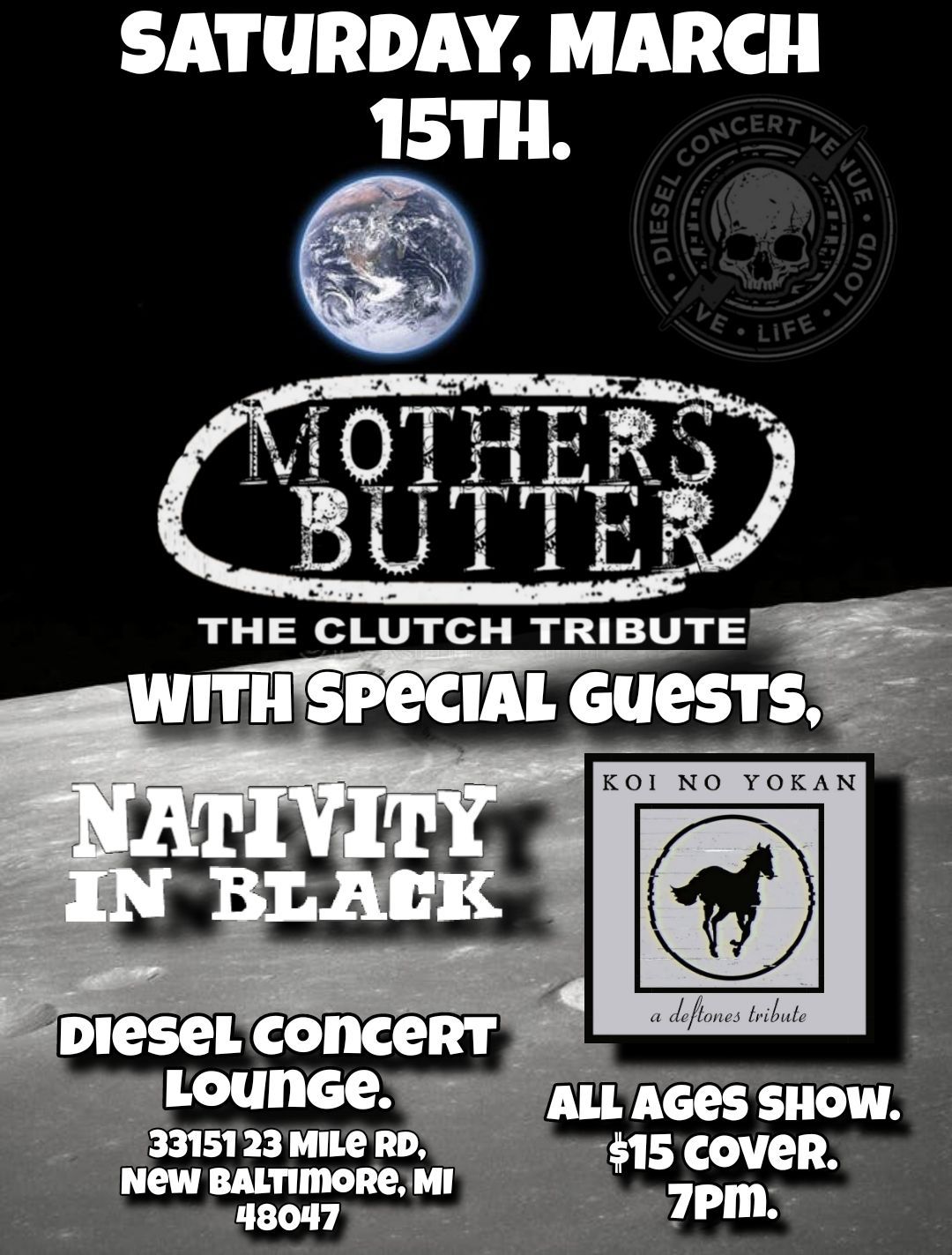 Mothers Butter w\/special guests Koi No Yokan and NIB 