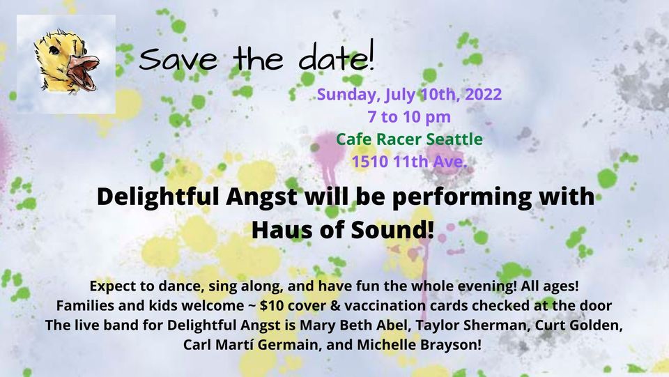 Delightful Angst CD Release-Dance Party with Haus of Sound!