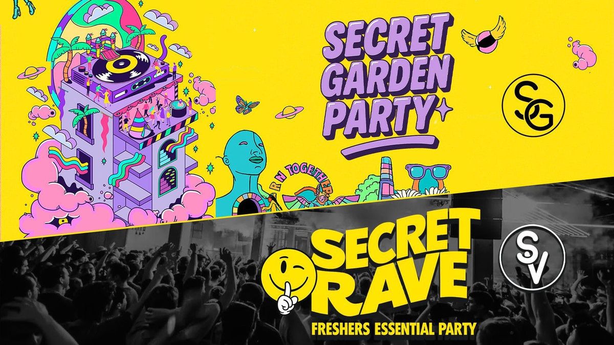 DAY 3 - TRENT WELCOME WEEK \ud83d\udc7d\ud83c\udfa1 FRESHERS SECRET GARDEN PARTY & SECRET RAVE!