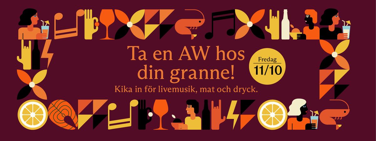 Livemusik och after work hos din granne!