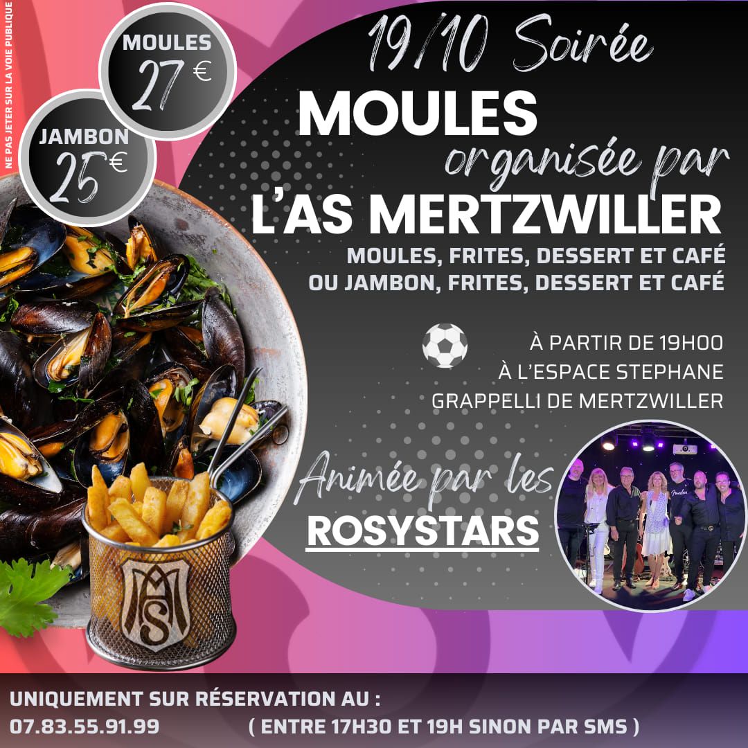 soir\u00e9e moules frites