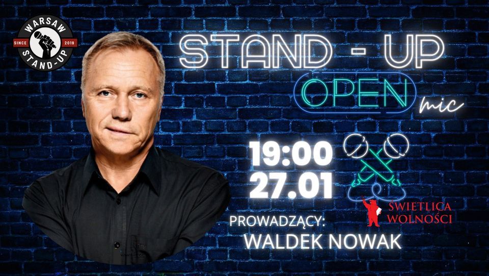 Stand-up Open Mic - Warsaw Stand-up x Waldek Nowak