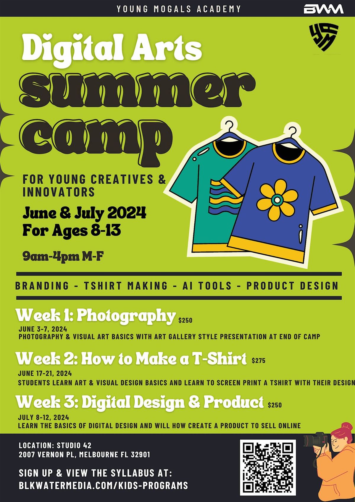 Digital Arts Summer Camp