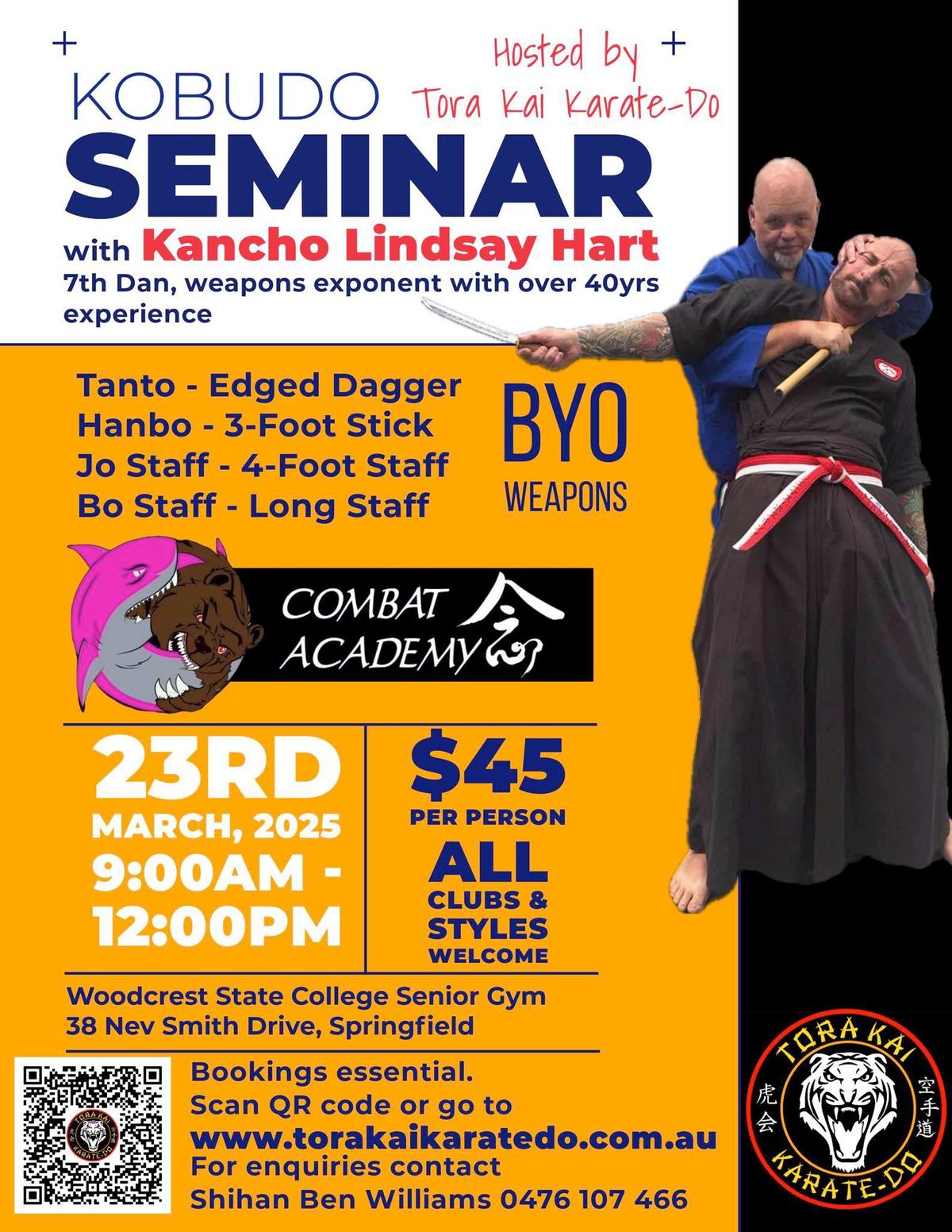 Kobudo Seminar with Kancho Lindsay Hart