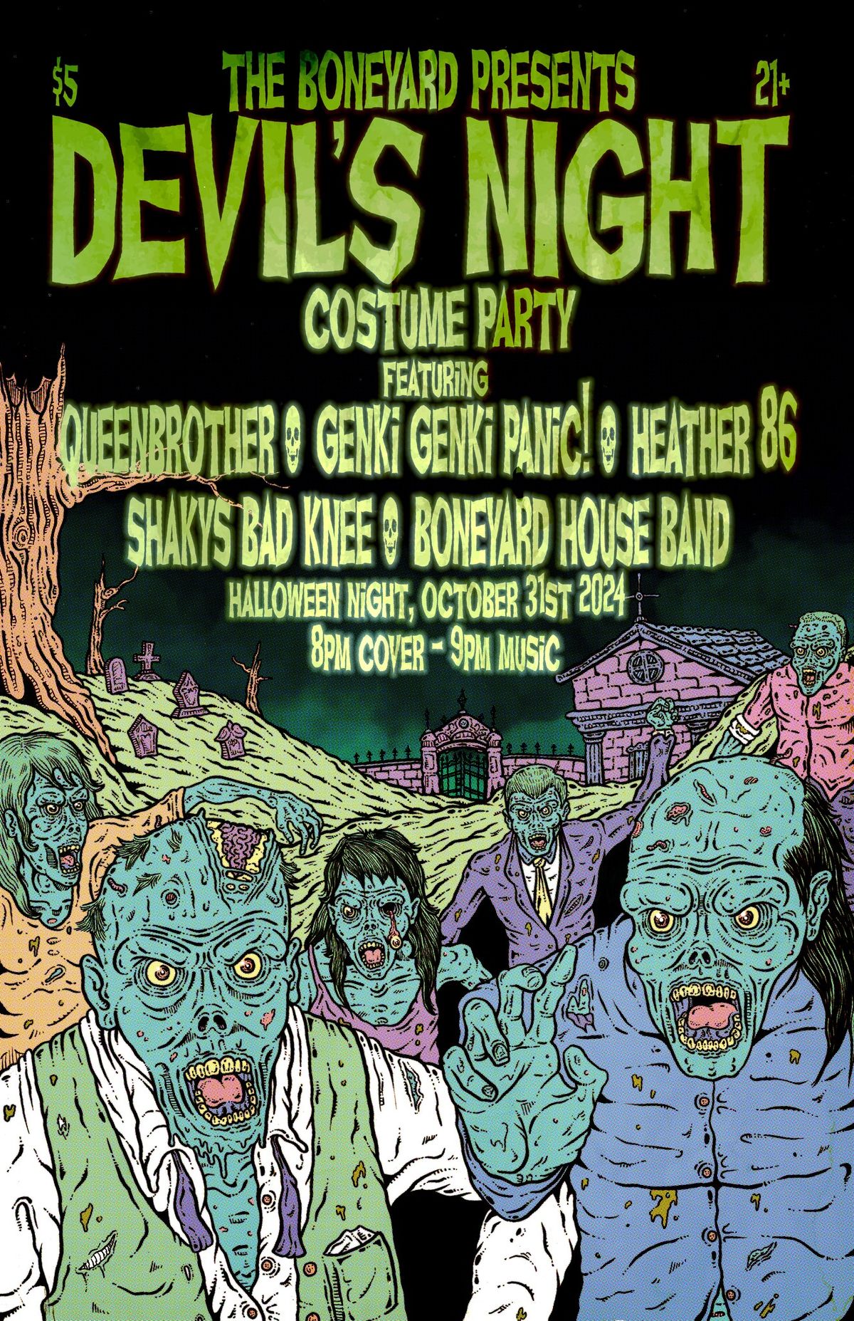 HALLOWEEN AT THE BONEYARD {COSTUME PARTY!}