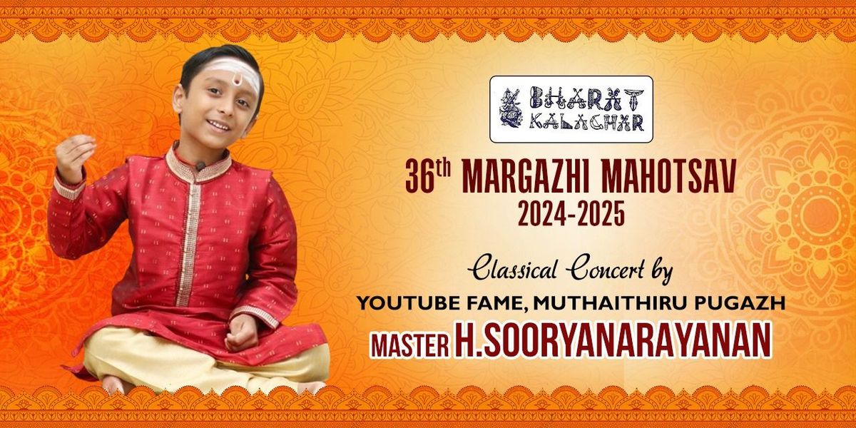 MASTER H.SOORYANARAYANAN - CLASSICAL CONCERT