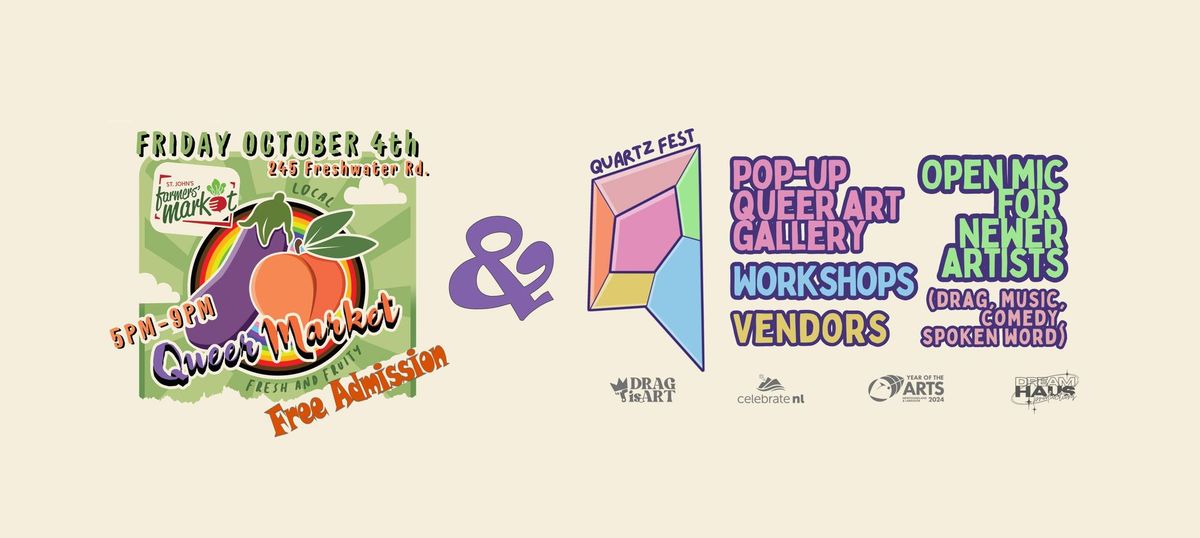 SJFM Queer Market + Quartz Fest!