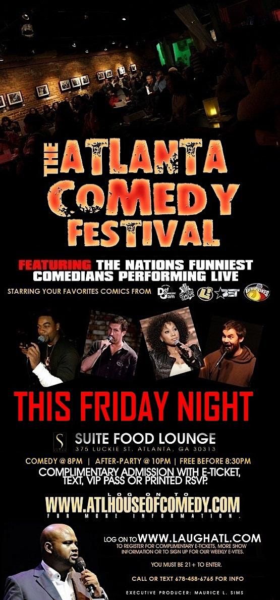 ATL Comedy Fest this Friday @ Suite