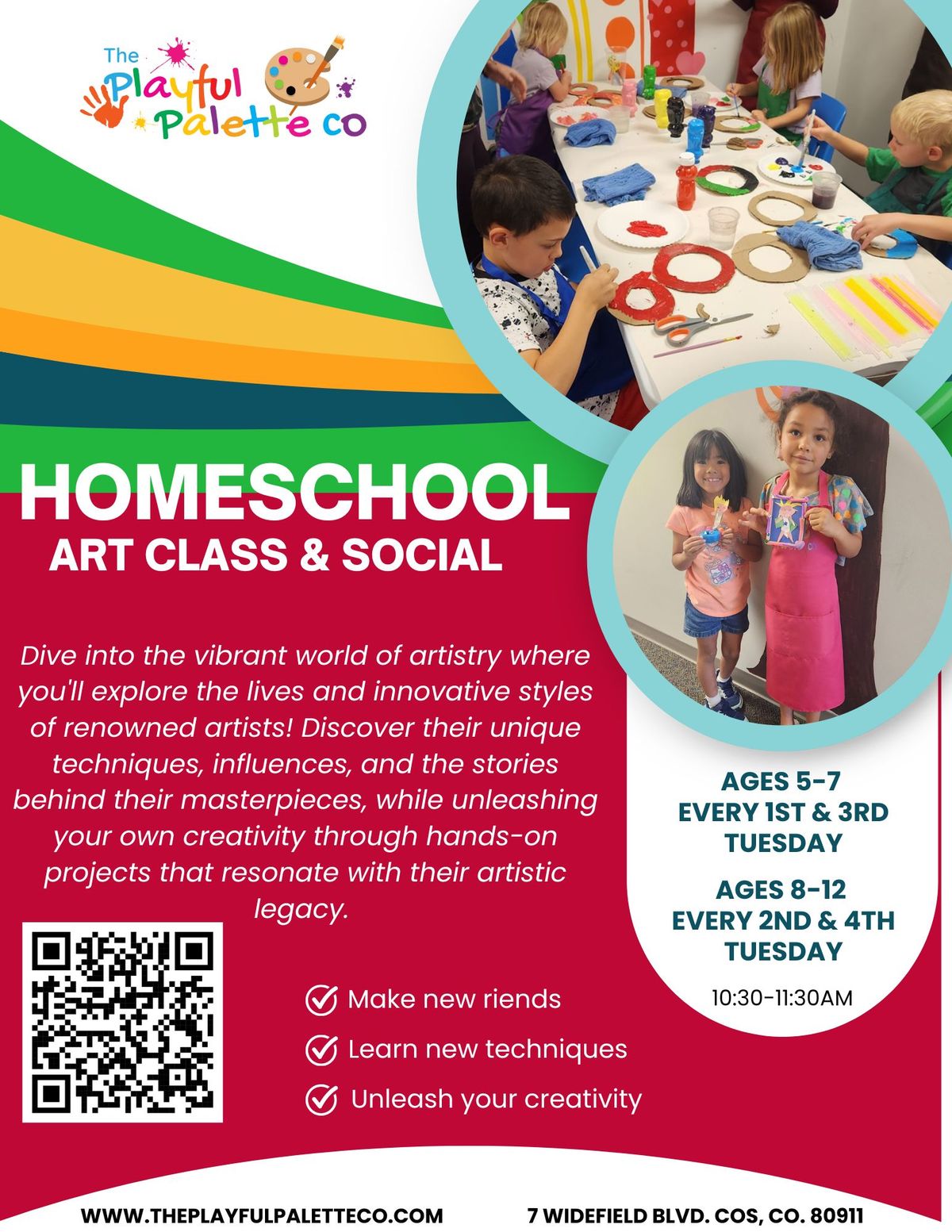 Homeschool Art Class & Social (8-12)