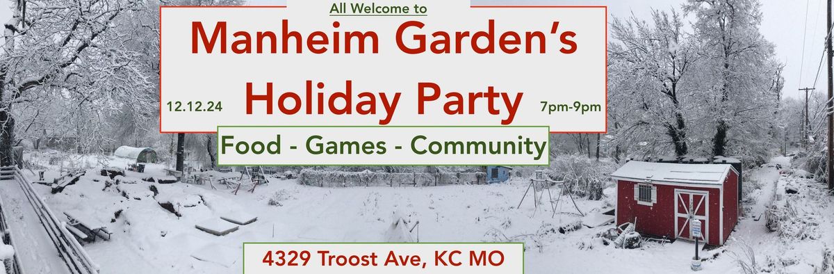 Manheim Garden's Holiday Party