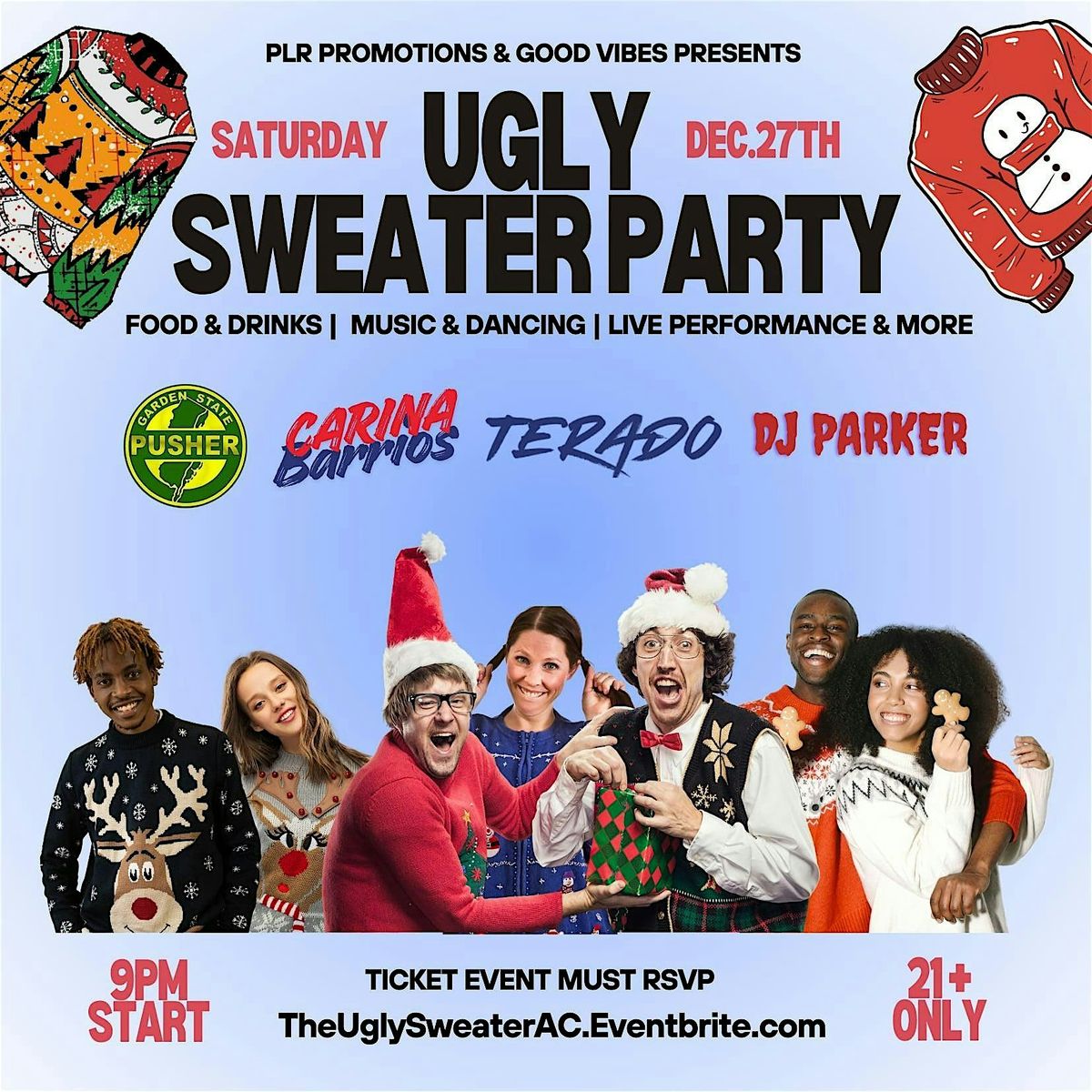 Atlantic City Ugly Sweater Christmas Party