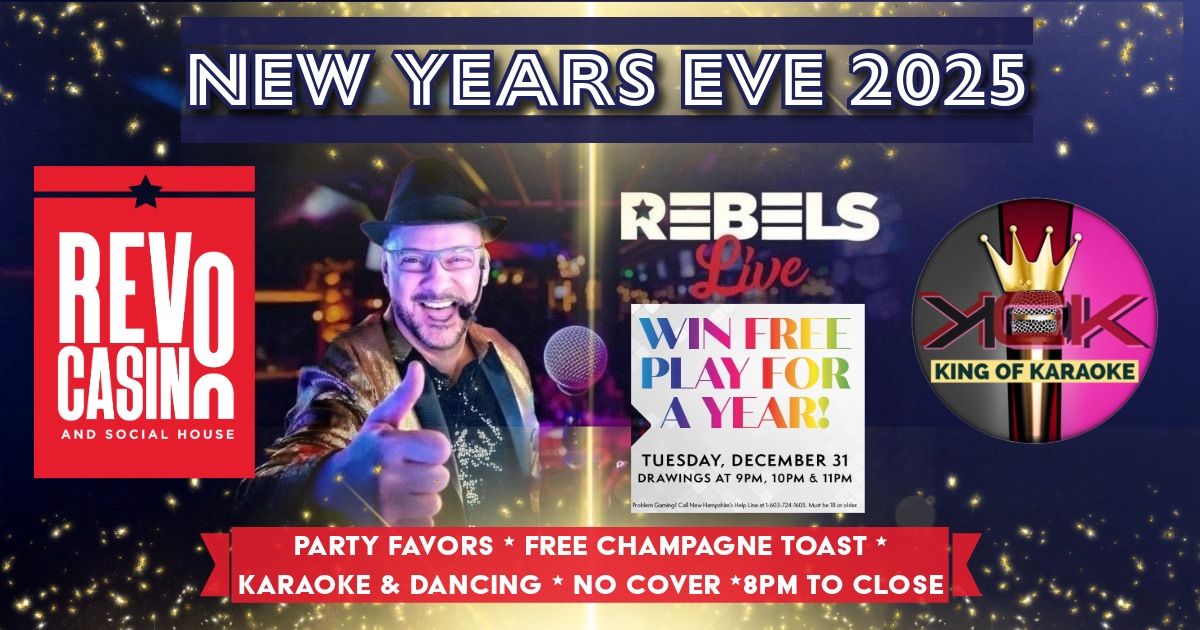 NYE 2025 at Revo Casino Manchester NH