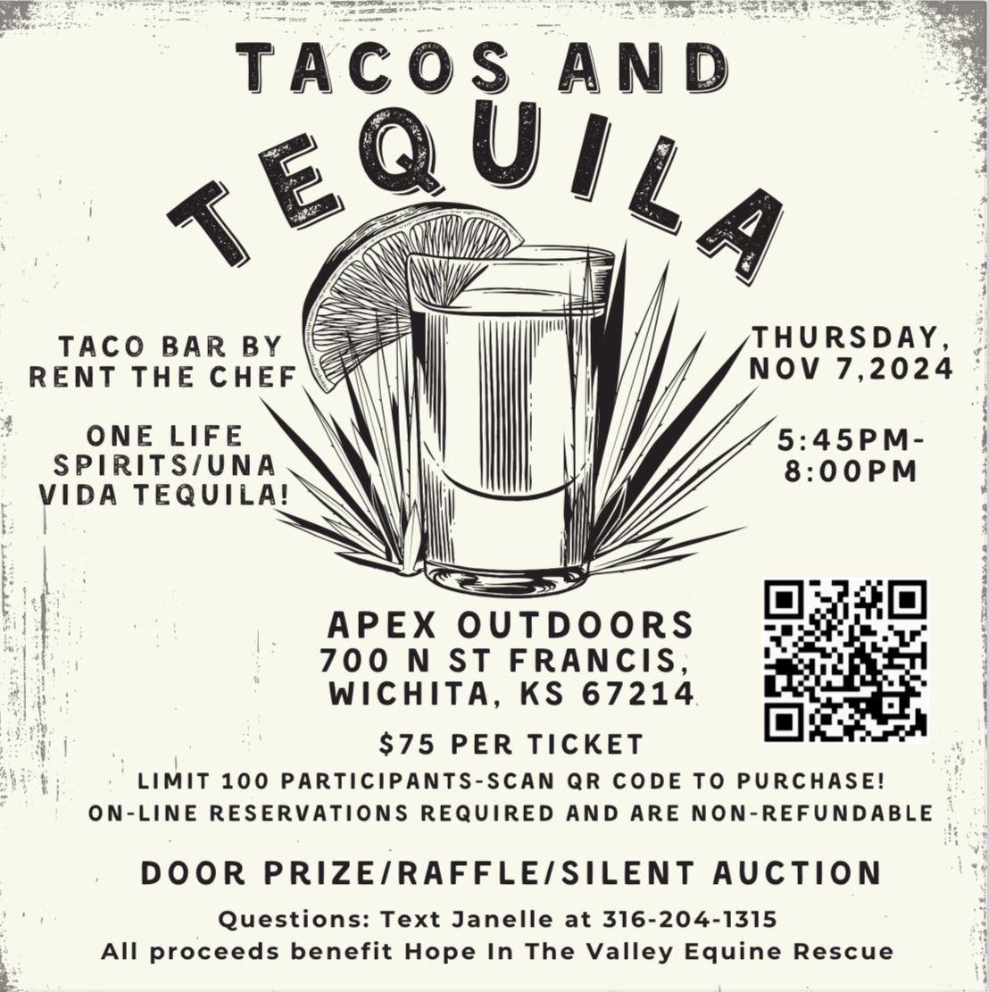 Tacos and Tequila- Public Event!