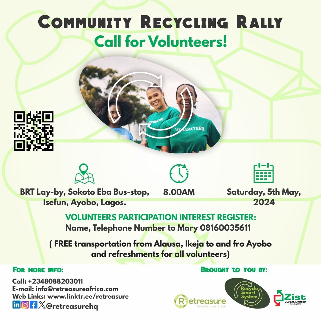 Community Recycling Rally in Ayobo