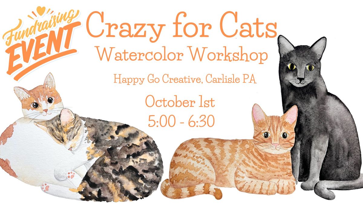 Crazy for Cats Watercolor Workshop