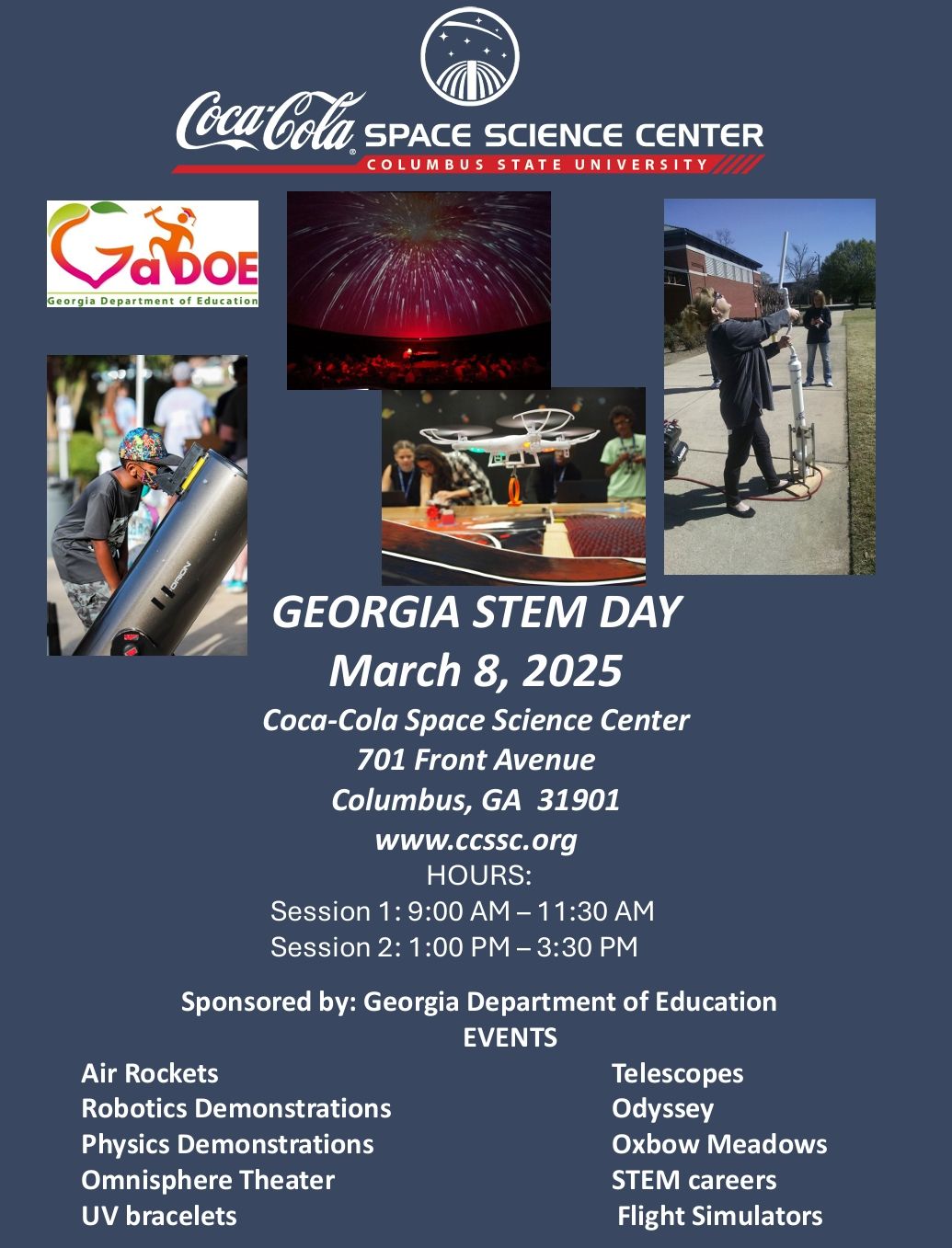 Free STEM day at the Coca-Cola Space Science Center