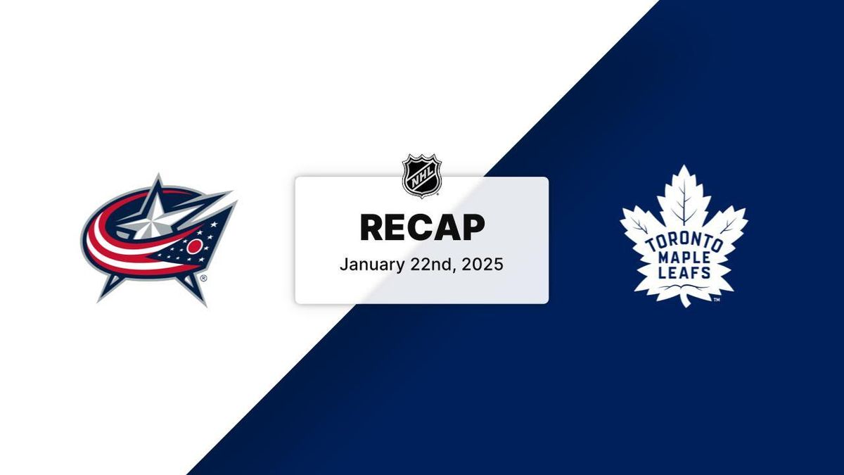 Toronto Maple Leafs vs. Columbus Blue Jackets