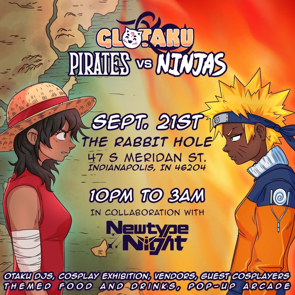 Glotaku x NewtypeNight: Pirates vs. Ninjas