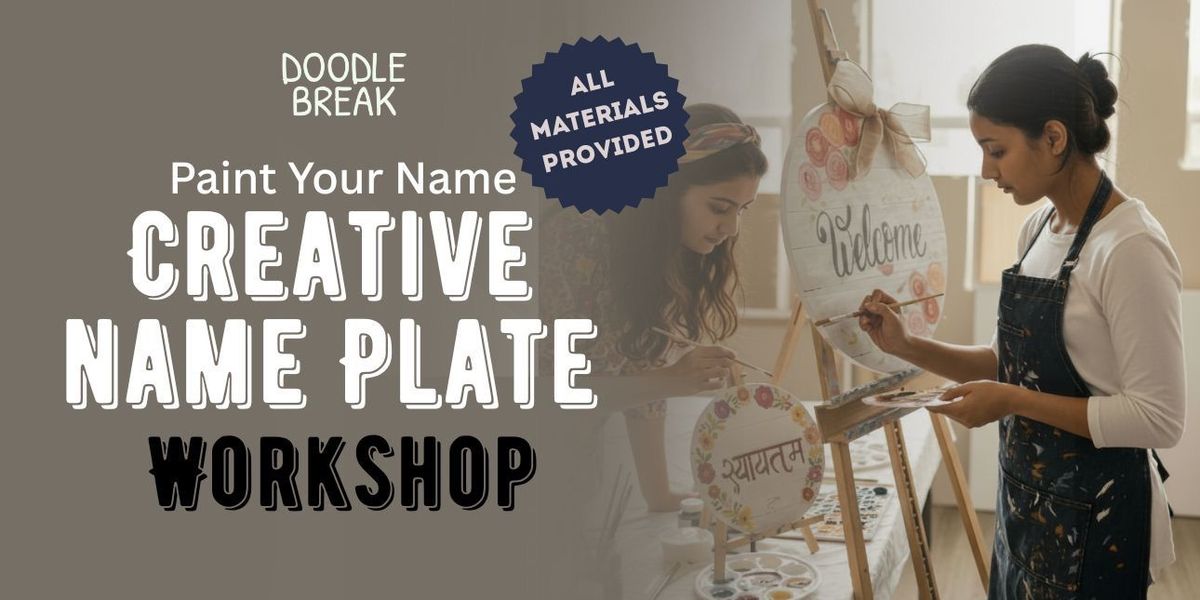 Creative Name Plate